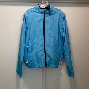 Blue Women’s Raincoat XL, removable sleeves